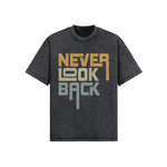 Load image into Gallery viewer, ACID WASHED OVERSIZED TEE ( NEVER LOOK BACK)